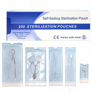 Buste sterilizzazione buste autosigillanti per autoclave dentale da 200 pezzi/scatola