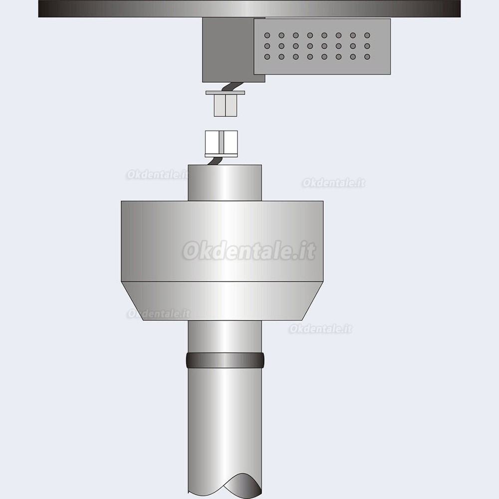 Lampada odontoiatrica odontoiatrica da 72 W montata a soffitto, lampada operatoria senza ombre a LED a luce fredda