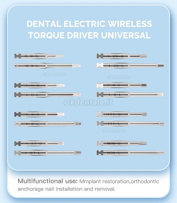 Chiave dinamometrica universale elettrico per impianti dentali Betterway Motor X