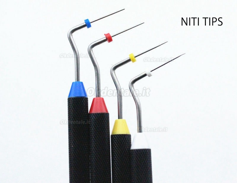 Plugger endodontico Niti dentale, kit plugger endo (4 dimensioni opzionali)