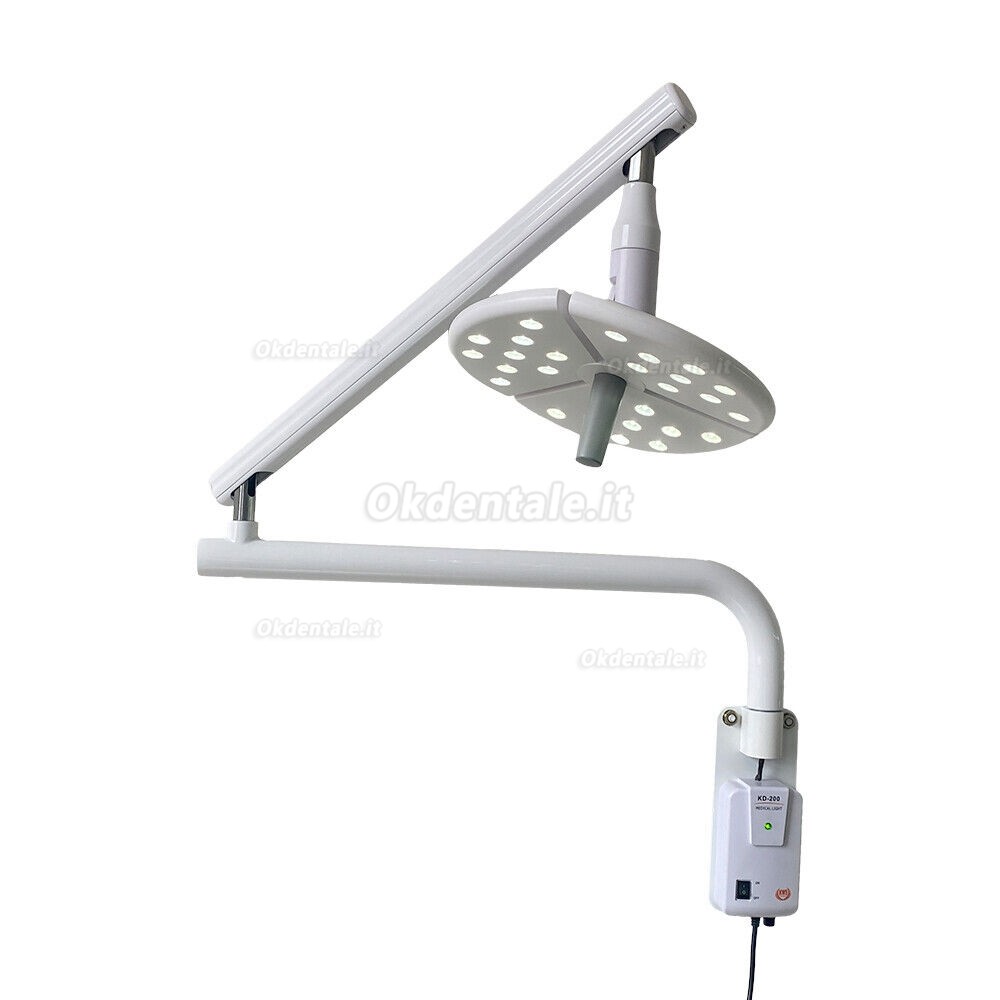 Lampada sala operatoria odontoiatrico KWS KD2018-L1 36W (lampada scialitica dentista a parete)