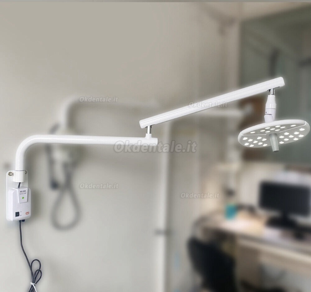 Lampada sala operatoria odontoiatrico KWS KD2018-L1 36W (lampada scialitica dentista a parete)