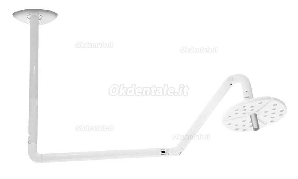 Lampada sala operatoria odontoiatrico KWS KD-2018-D1 (lampada dentista montato a soffitto) 27 Holes Dental LED Surgical Shadowless Light Touch Switch Ceiling Mounted