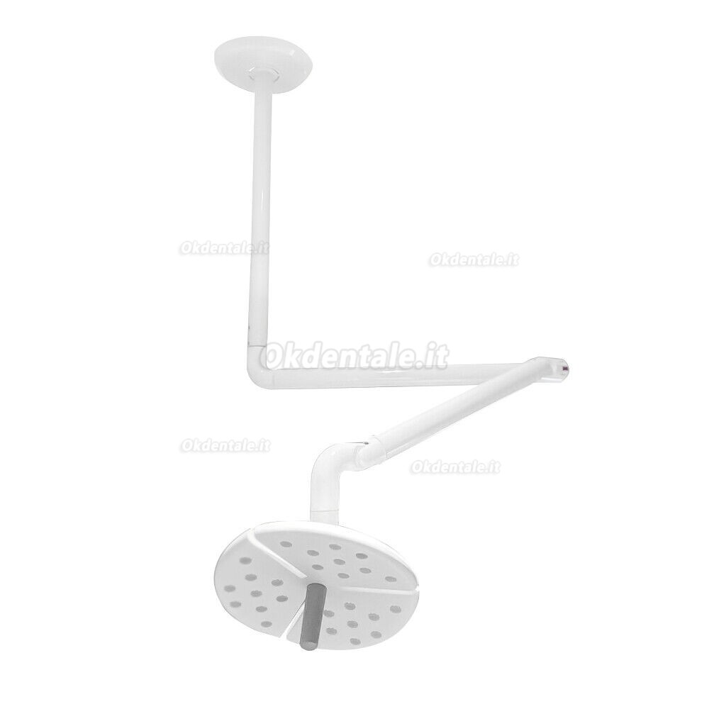 Lampada sala operatoria odontoiatrico KWS KD-2018-D1 (lampada dentista montato a soffitto) 27 Holes Dental LED Surgical Shadowless Light Touch Switch Ceiling Mounted