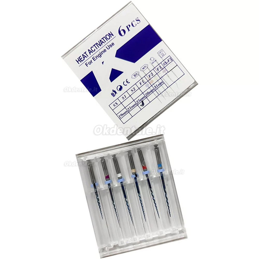 Motori endodontici senza fili dentale Ly M680, 16:1 Manipolo endodontici + 6 lime endo