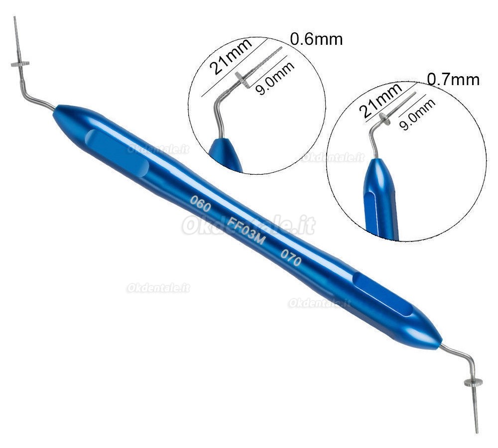 Plugger endodontico in acciaio inossidabile, kit di plugger manuali buchanan S/M/L