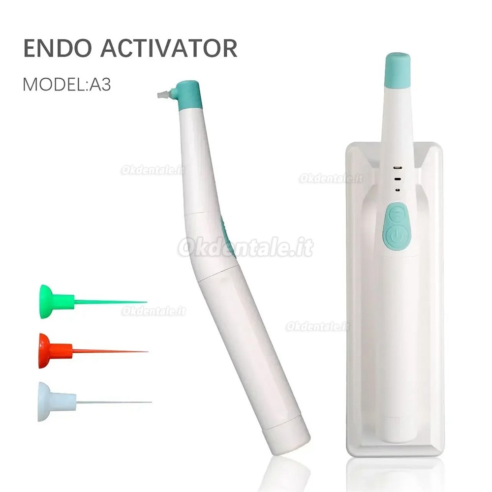 Endoattivatore dentale YAHOPE A3, Attivatore di irrigazione endodontica con 120 punte endodontiche